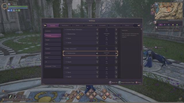 Настройки таргета Throne and Liberty