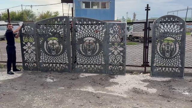 Комплект ворота с калиткой 