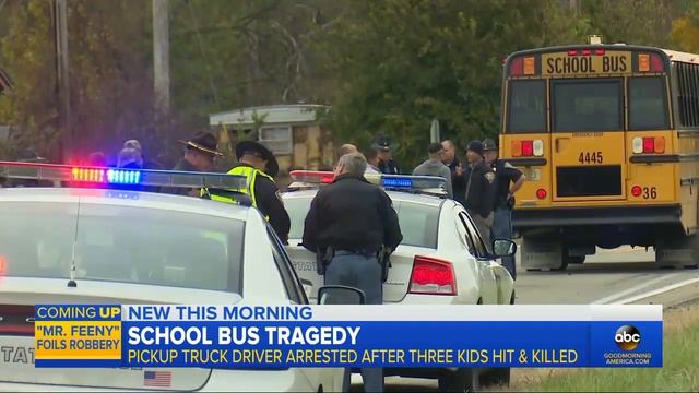 3 Siblings Killed In Car Crash At School Bus Stop