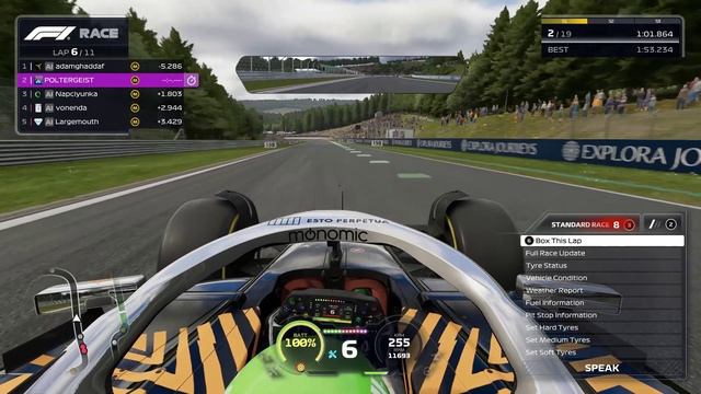 F1® 25. Гонка в Бельгии.