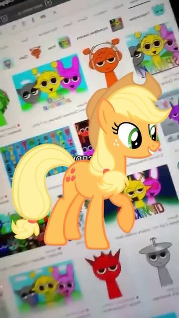 Bro Be Laughing Like Applejack️️️ #fnfmlp #fnf #fyp #mylittleponymeme #viralvideo
