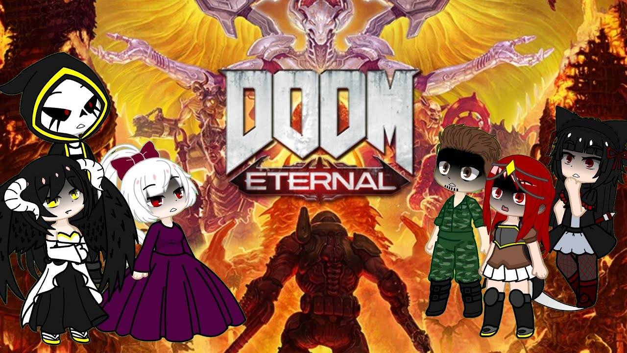 Реакия Врата+Overlord на DOOM