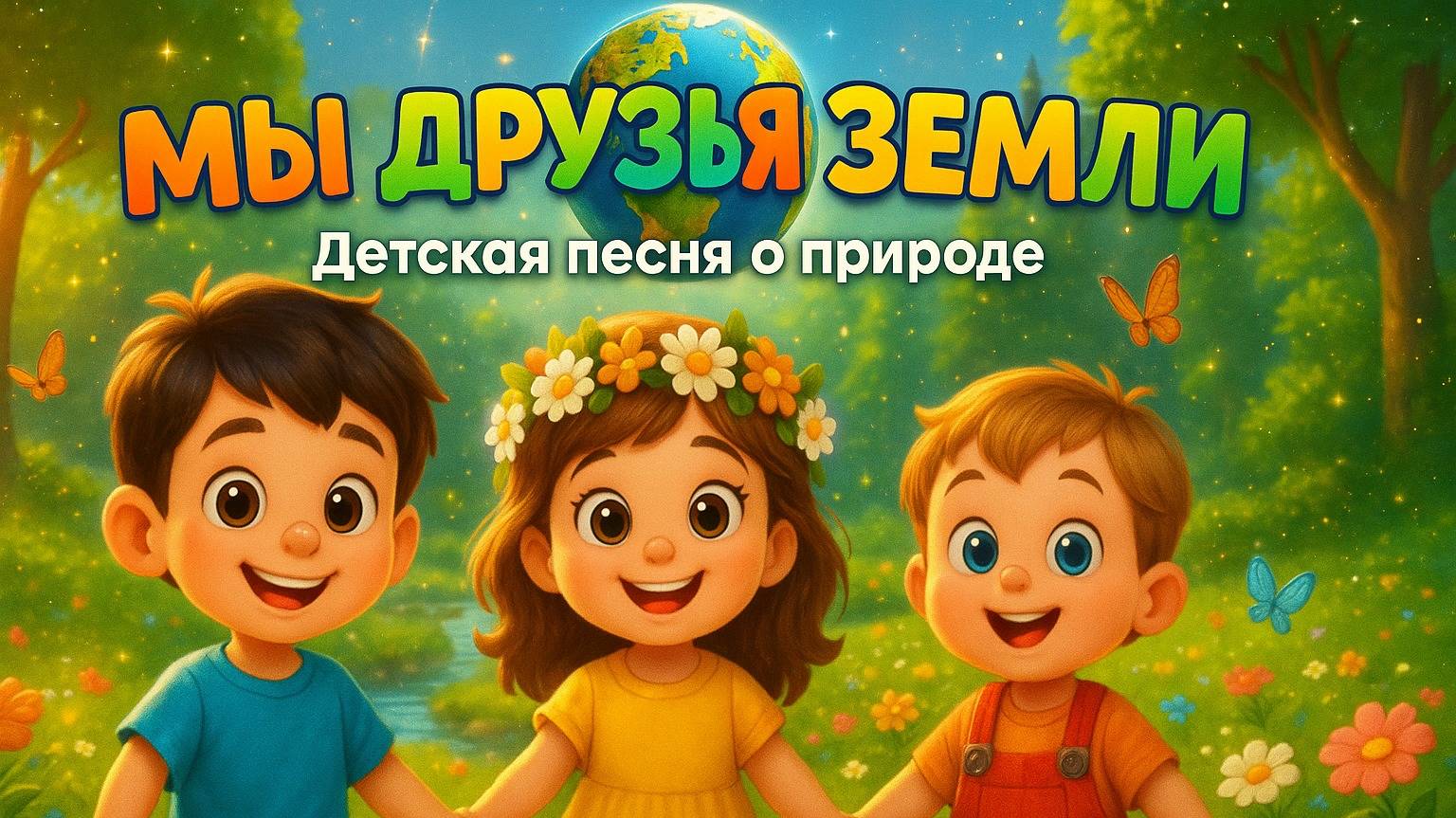 🌍 МЫ ДРУЗЬЯ ЗЕМЛИ - Детская песня про природу и экологию | Развивающий мультфильм для детей 3-8 лет