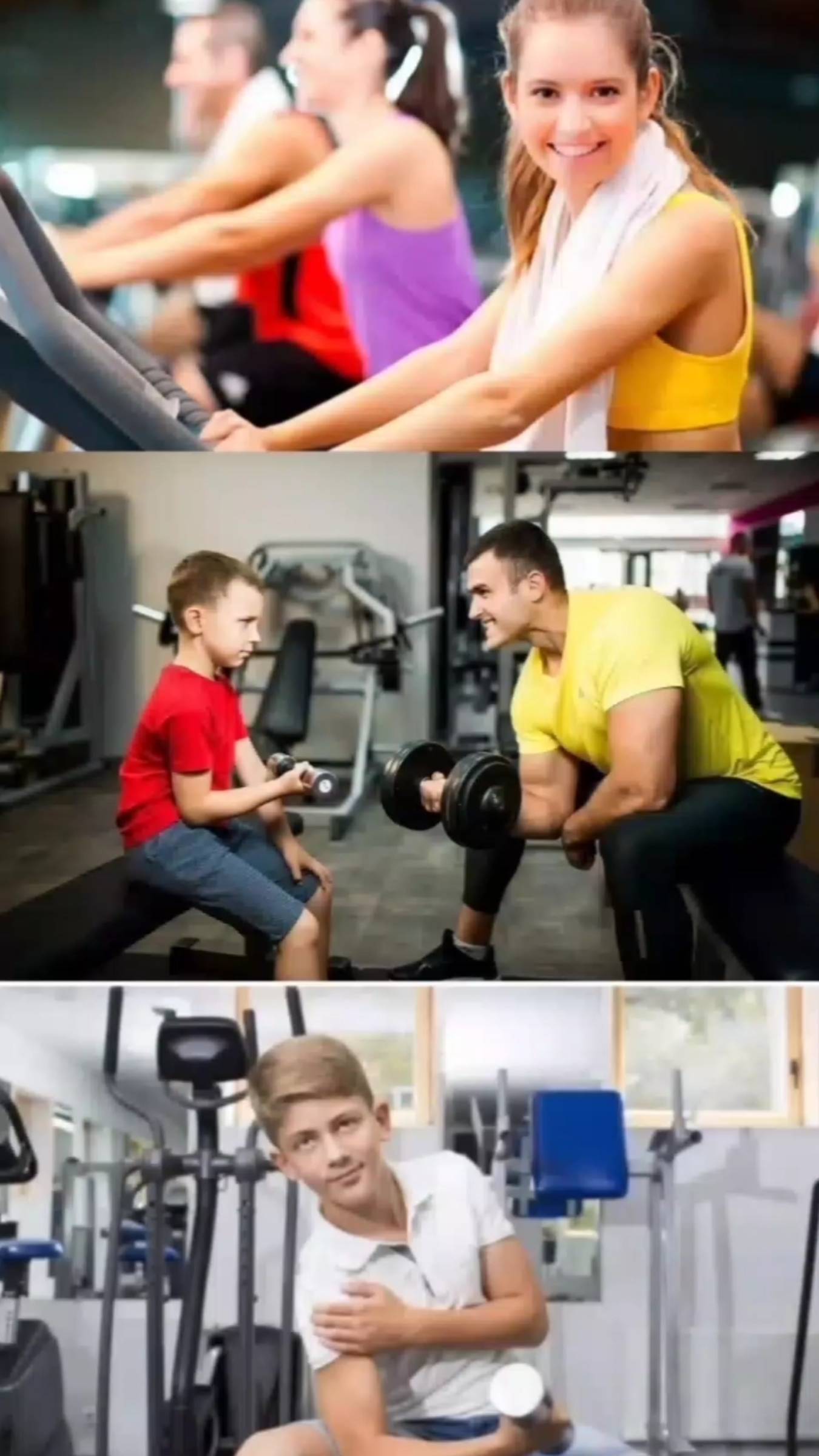 Можно ли заниматься в тренажёрном зале детям?