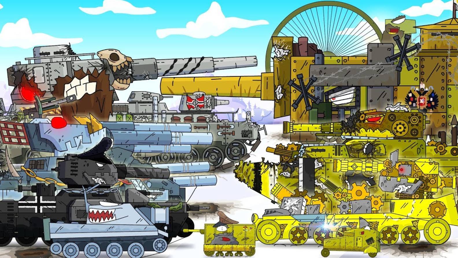 Все серии - Монстры Российской Империи - Мультики про танки (Gerand)