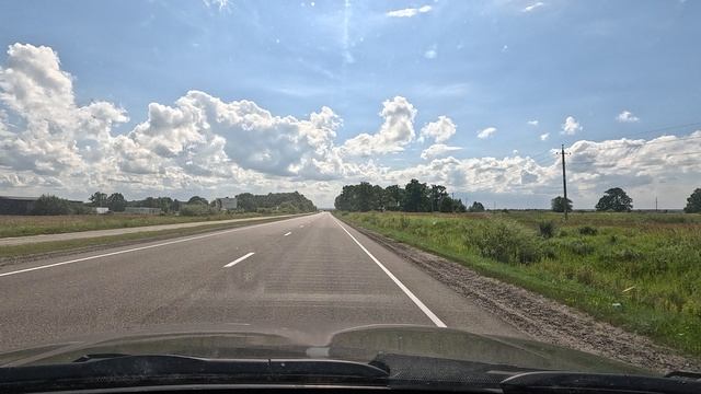 Дорога из Зеленоградска в Мамоново (таймлапс)