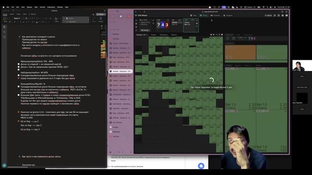 Покер MTT | Постфлоп стратегии: Рейзер Vs BB | Построение диапазона CBET