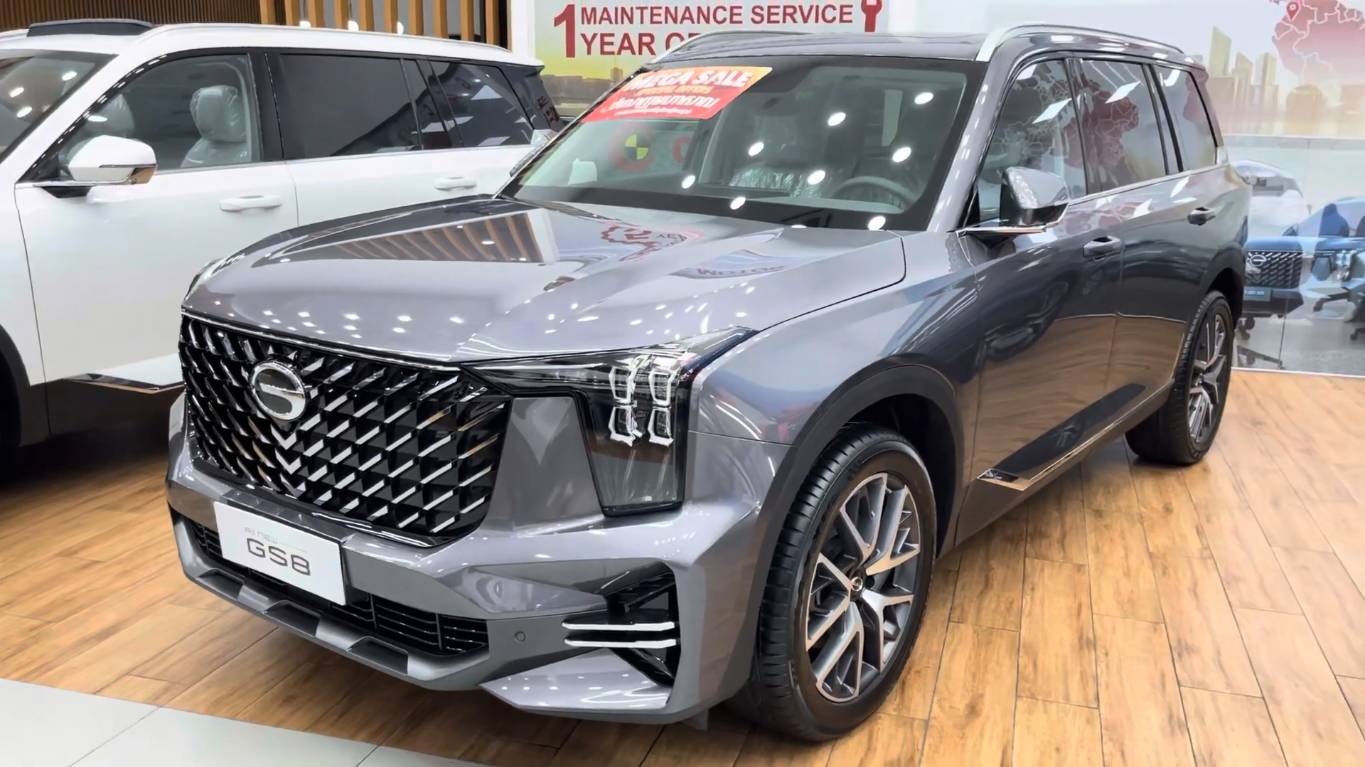 🚙 GAC GS8 Лучший 7-местный внедорожник в сером цвете — Экстерьер | Интерьер | Обзор