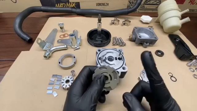 Ремкомплект насоса ГУР - Устройство насоса ГУР - ремонт насоса ГУР Mitsubishi, Ford, Volvo, Jaguar