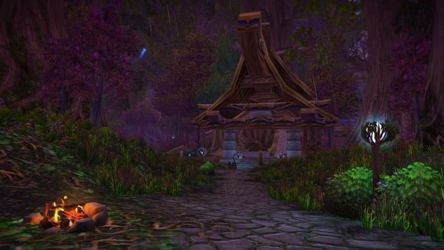 World Of Warcraft | Teldrassil Music & Ambience, Peaceful And Tranquil Fantasy Forests