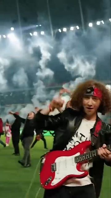 Pure Magic❤️ #rocknmob #music #rock #football #flashmob