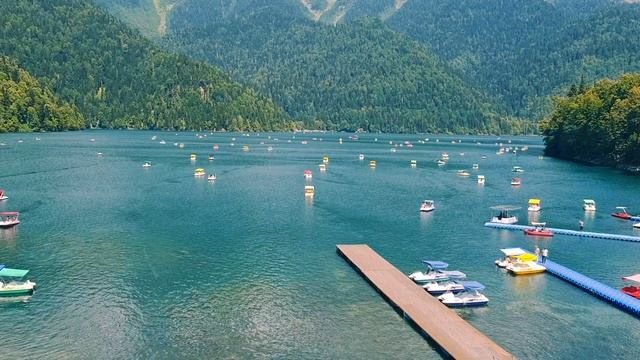 Озеро Рица Абхазия август 2025