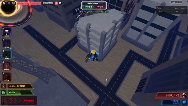 Изи страта на 3 главу кошмара! в роблоксе режим Skibi Defense