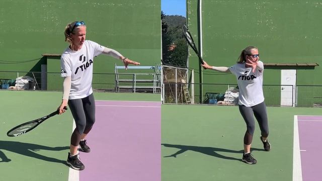 Как бить тяжелый топспин, как теннисный профи!