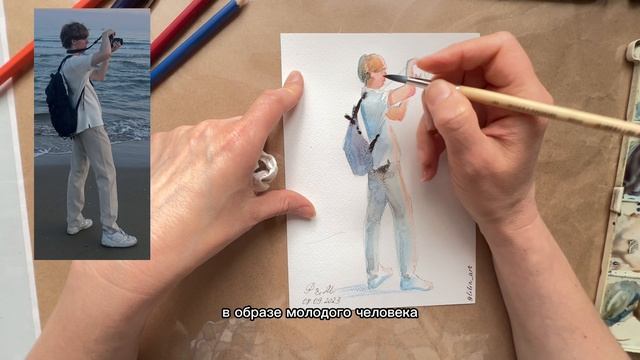 Парень с фотоаппаратом