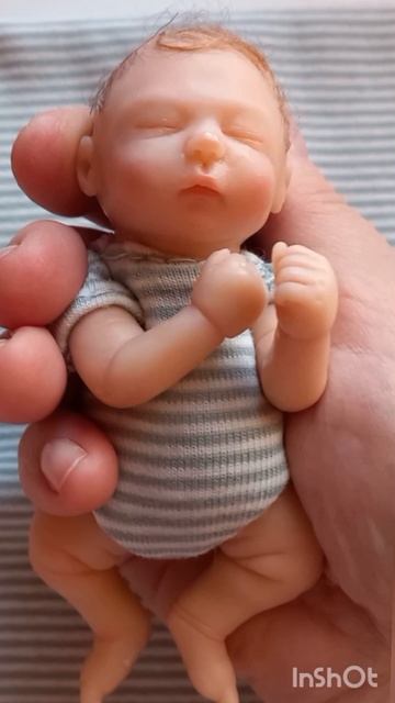 мини реборн из полимерной глины