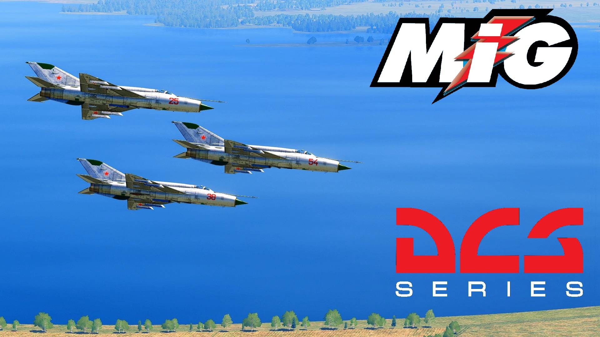 DCSWorld. Полёты на МиГ21. Flights On MiG 21.
