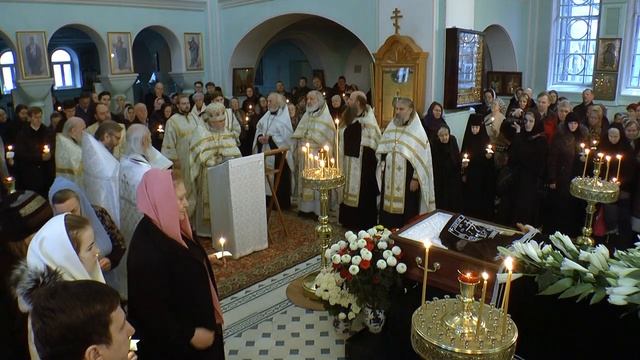 Отпевание иеродиакона Никона