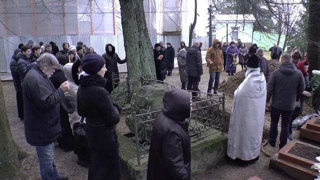 Погребение иеродиакона Никона