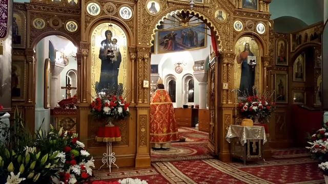 Пасхальное богослужение в Иоанновском ставропигиальном женском монастыре