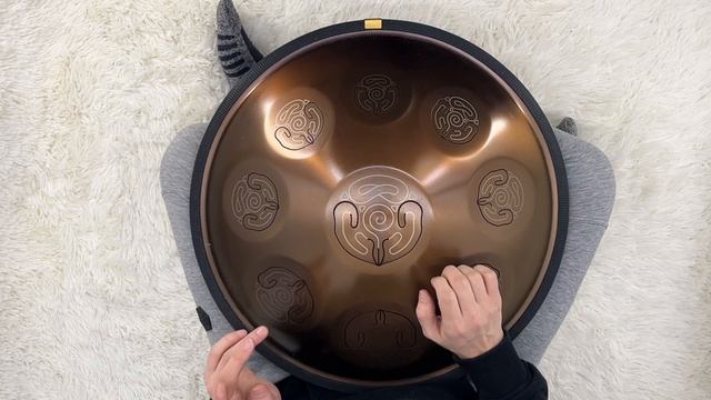 Девятнадцатый урок обучения на язычковом барабане ArtQuint, удары с кулачком.