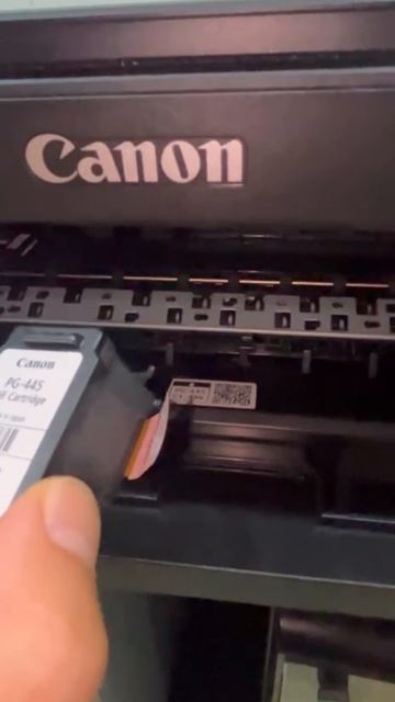 Установка картриджей принтеров Canon MG и TS Series