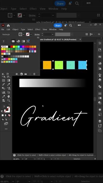 Градиент в Illustrator