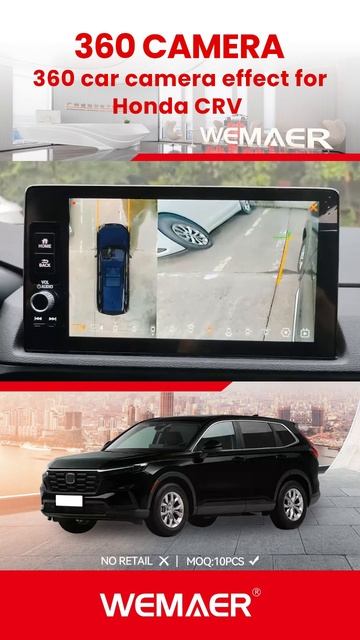 🚨 WATCH NOW: Crystal-Clear 360° Surround View For Honda CR-V!