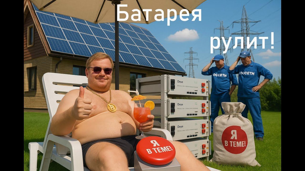 Новая батарея DEYE RF-16 приехала!! Делаем теплый ящик. Автоматизация СЭС. Планы на расширение.