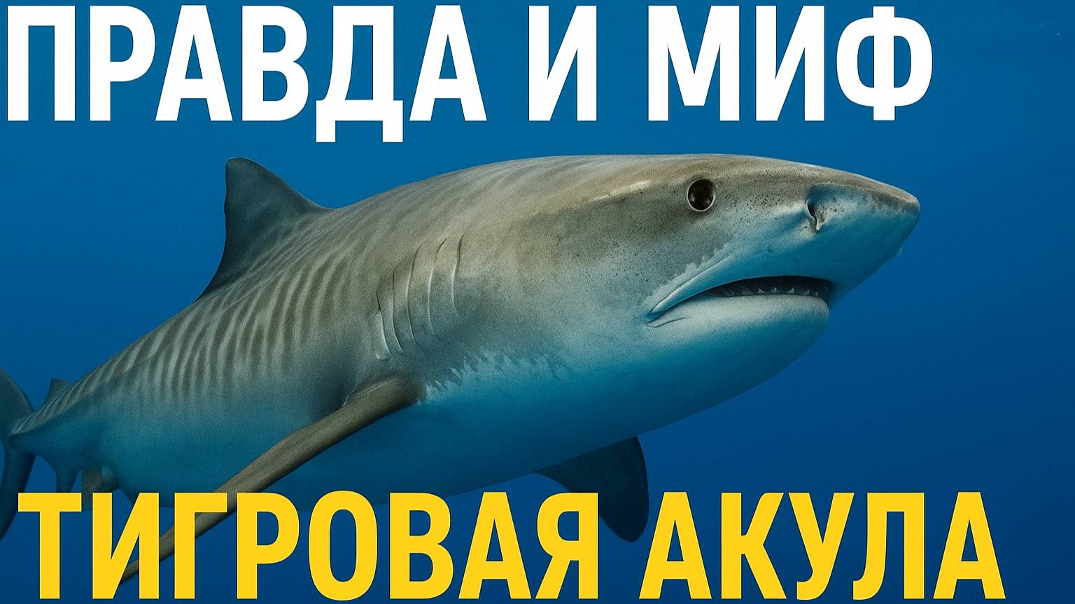 подводные хищники правда и миф о тигровой акуле