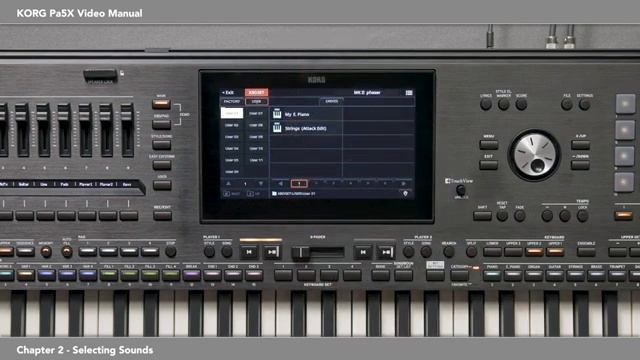 Pa5X Video Manual Part 2 Selecting Sounds RU(Translate)