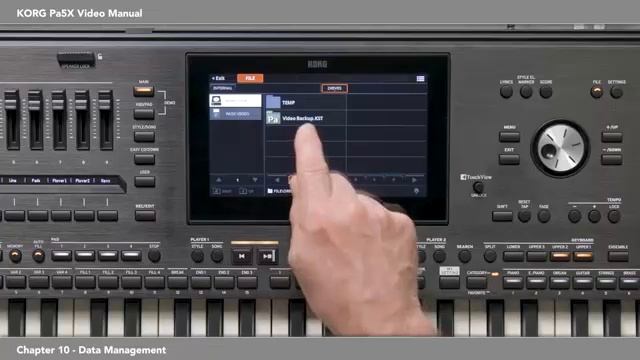 Pa5X Video Manual Part 10 Data Management RU(Translate)