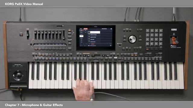 Pa5X Video Manual Part 7 Microphone and Guitar Effects RU(Translate)