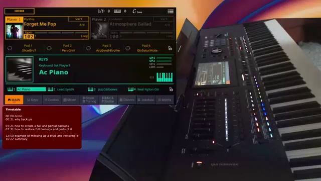 Korg Pa5X tutorial how to create Backups - Save Load RU(Translate)