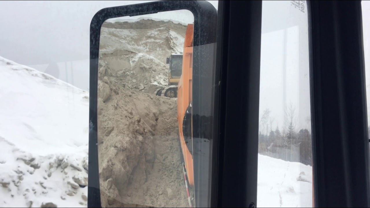 Работа на кусту отсыпка (Работа на Севере)SHACMAN F2000