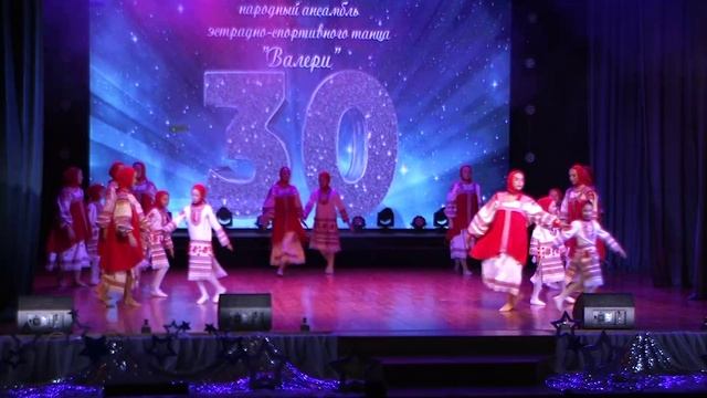 Юбилейный концерт народного ансамбля эстрадно-спортивного танца «Валери»