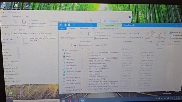 Короткий гайд по установке игр с компьютера на чипованый Nintendo Switch 👌