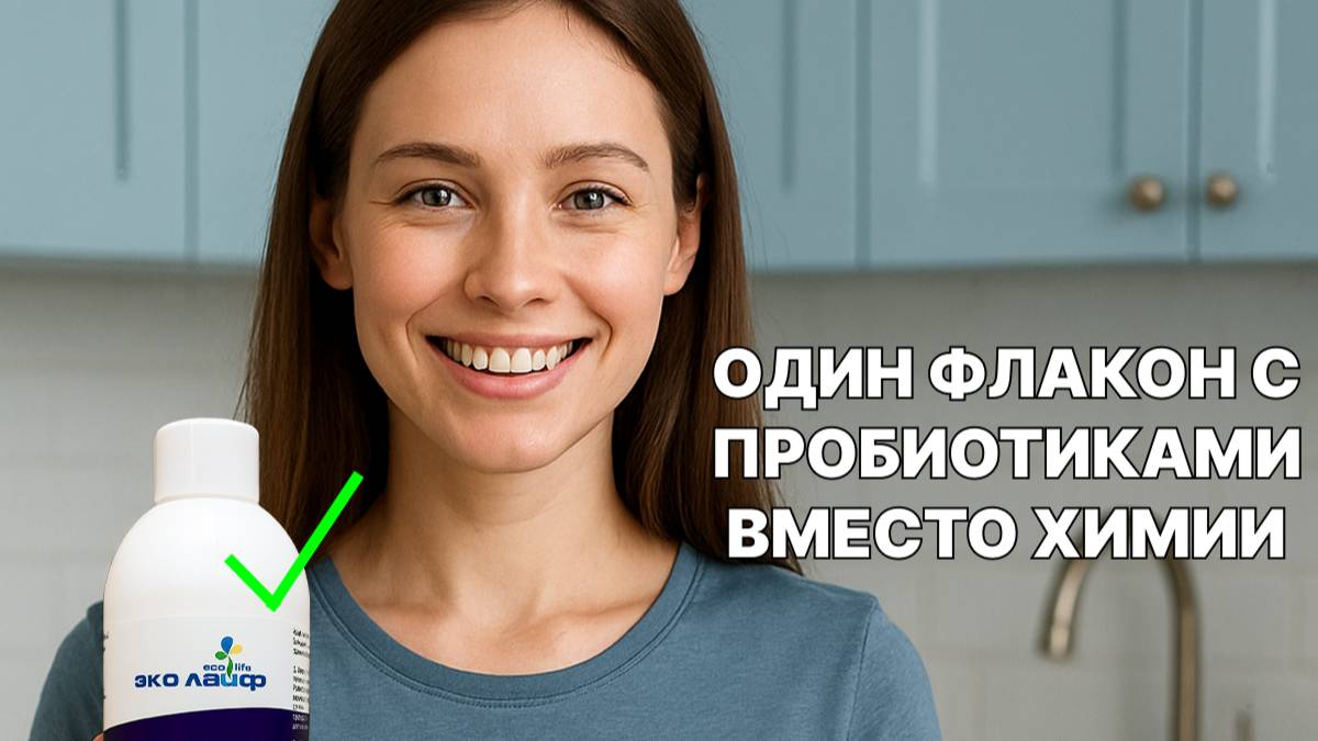 Чистка салона моющим пробиотиком Эколайф Eco Life