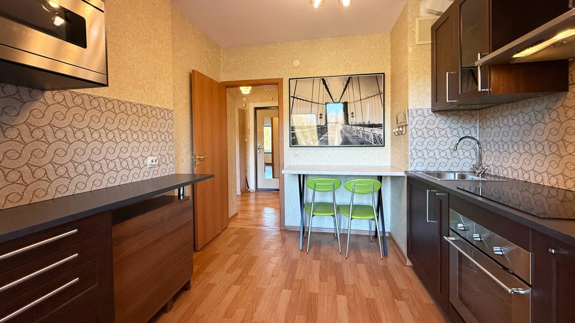 м. «Беговая», ЖК Юнтолово. 1-комнатная квартира 34,2 кв.м