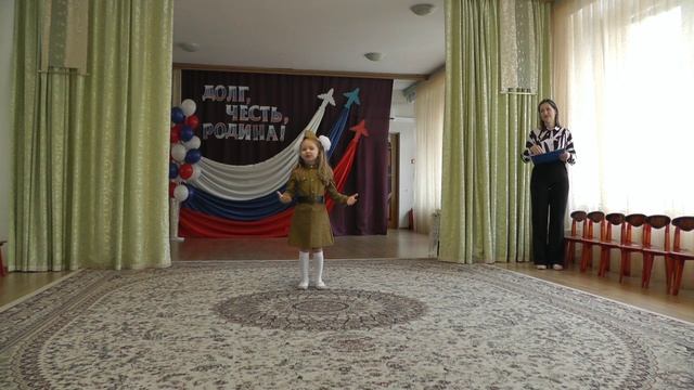 Отбор на конкурс Во славу защитников Отечества в детском саду 5 г. Орла, 13.02.2025