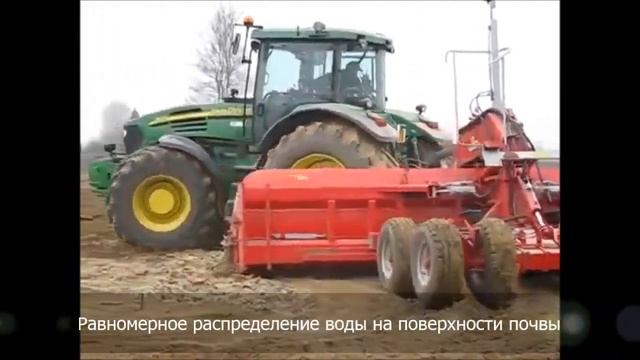 Планировщик почвы Rossetto. Выравнивание грунта. Лазерные