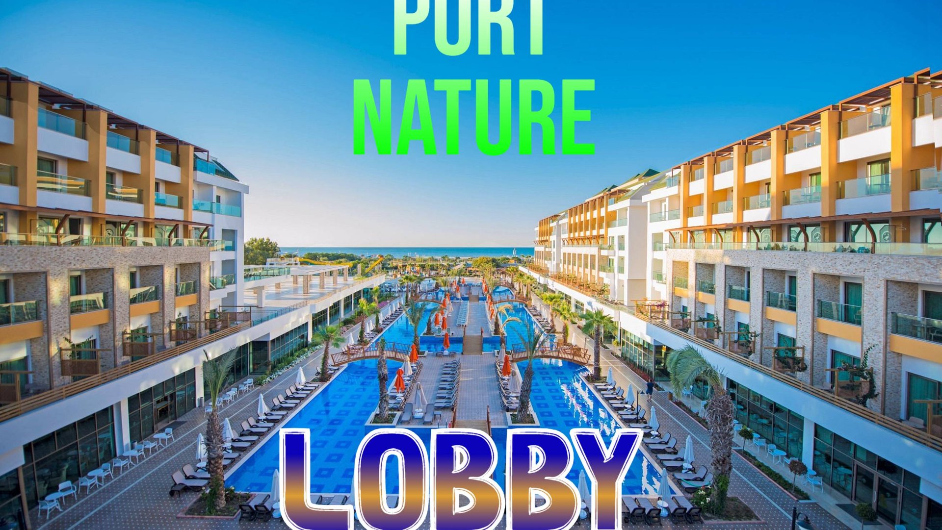Port Nature Luxury Resort. Лобби отеля.
