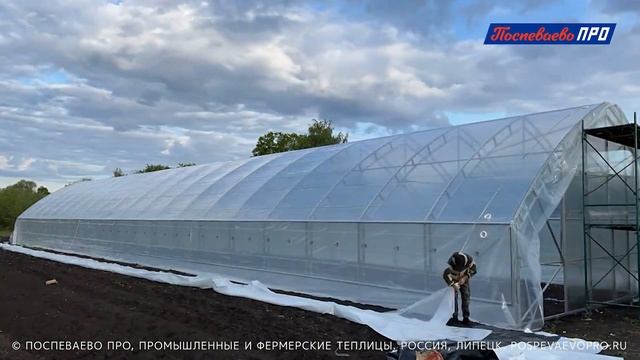 Накрыть теплицу за 24 секунды. Быстрый способ покрыть т