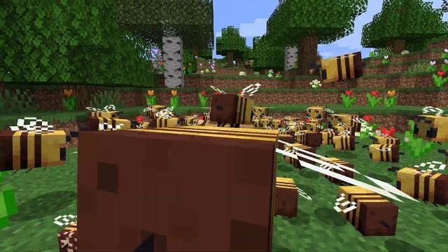 Пчеловод заставил пчел вылететь из улья, чтобы отведа?