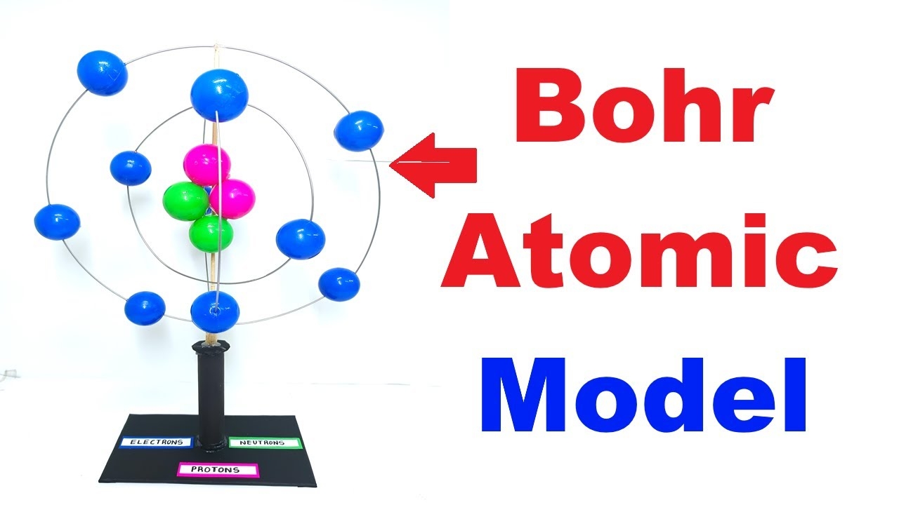 Bohr Atomic Model Making For Science Project Exhibition - Diy - Craftpiller