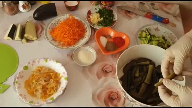 Секретный рецепт. КОРЕЙСКИЙ САЛАТ из баклажан! Никола?