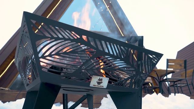 Костровой очаг «Листья» — для самых любимых