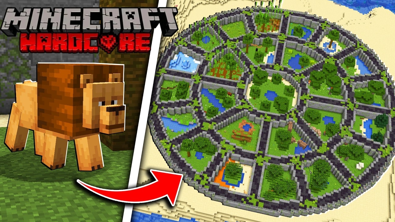 Я Поймал Всех Мобов из реальной Жизни в Майнкрафт Хардкор ❤