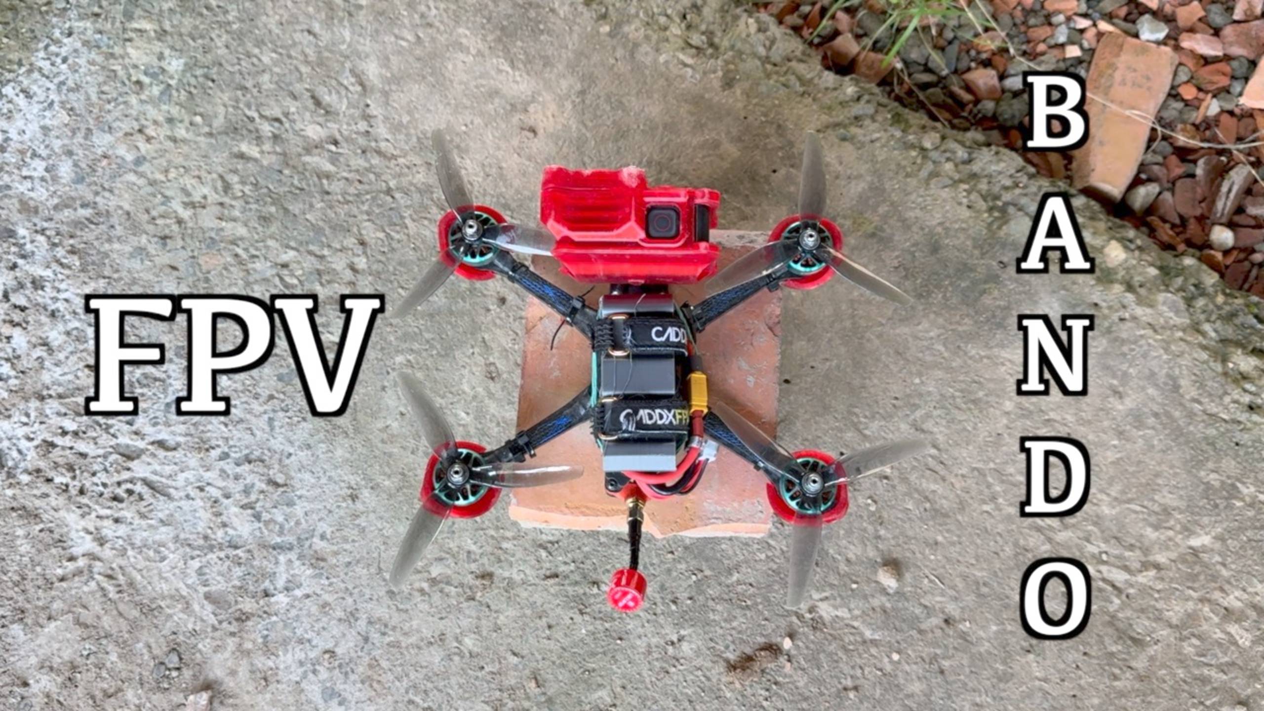 BANDO FPV-drone Flight \ Тренировка на заброшке на FPV дроне