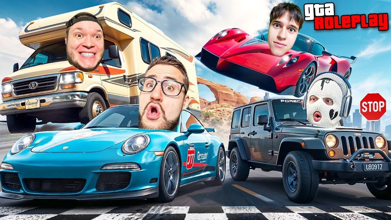 РАССТАВЬ МАШИНЫ ПО ГОНКЕ УМОМ И 10.000.000$ ТВОИ! ГОНКИ С ПЕРЕСАДКАМИ! ВЫБОР РЕШАЕТ ВСЕ! (GTA 5 RP)